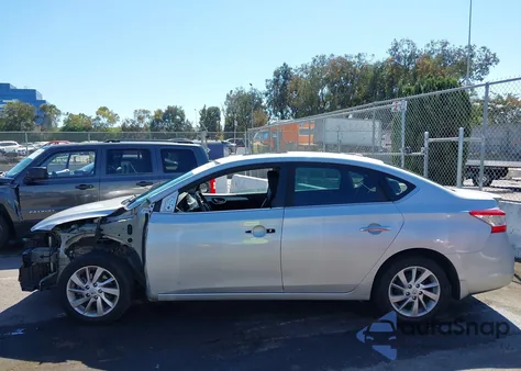 2015 Nissan Sentra Sv z USA, uszkodzony, nr VIN 3N1AB7AP5FY276419